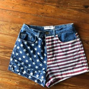 American flag shorts